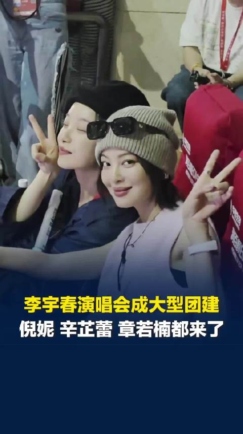 李宇春演唱会成大型团建现场，多位好友现身支持，倪妮 辛芷蕾 章若楠 肖战都来了