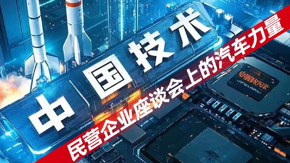 民营企业座谈会上的汽车力量