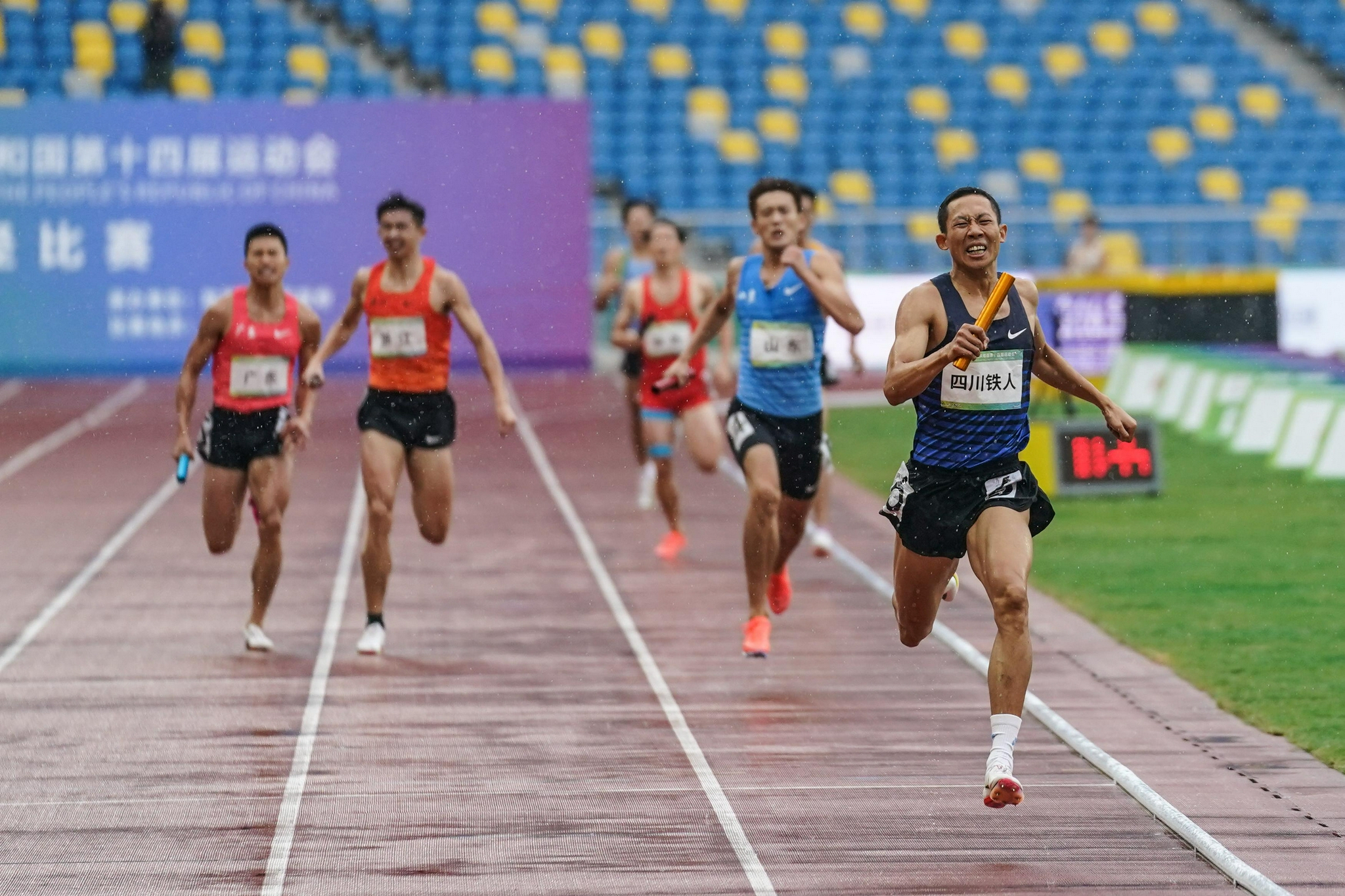 4x400米接力,4x100米接力赛规则图解 (全运会)田径——混合4x400米接力决赛赛况
