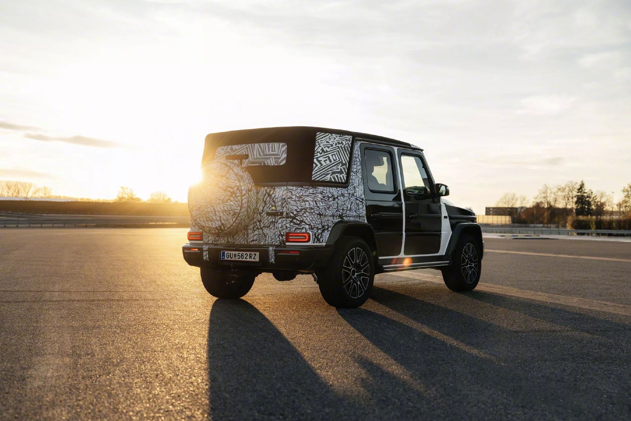 奔驰大G软顶敞篷版路试曝光