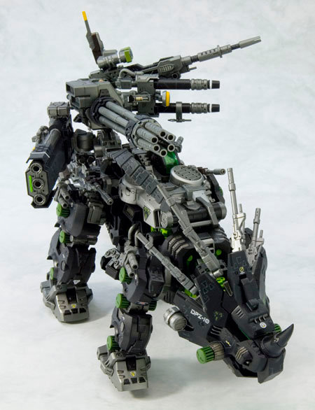 寿屋zoids索斯机兽hmm系列dpz10暗黑三角龙172拼装