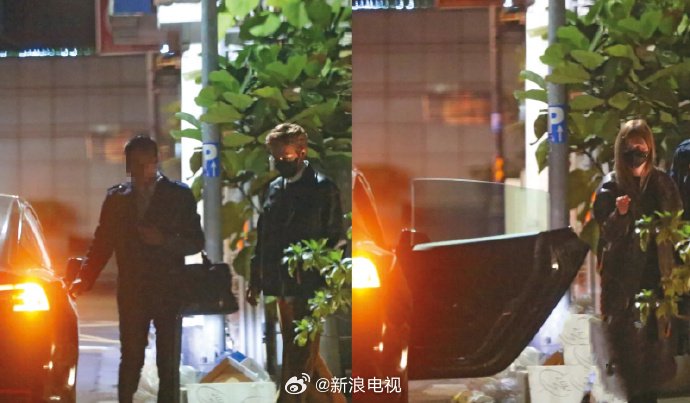 王心凌吴克群同车回家未再外出，经纪公司称不予回应