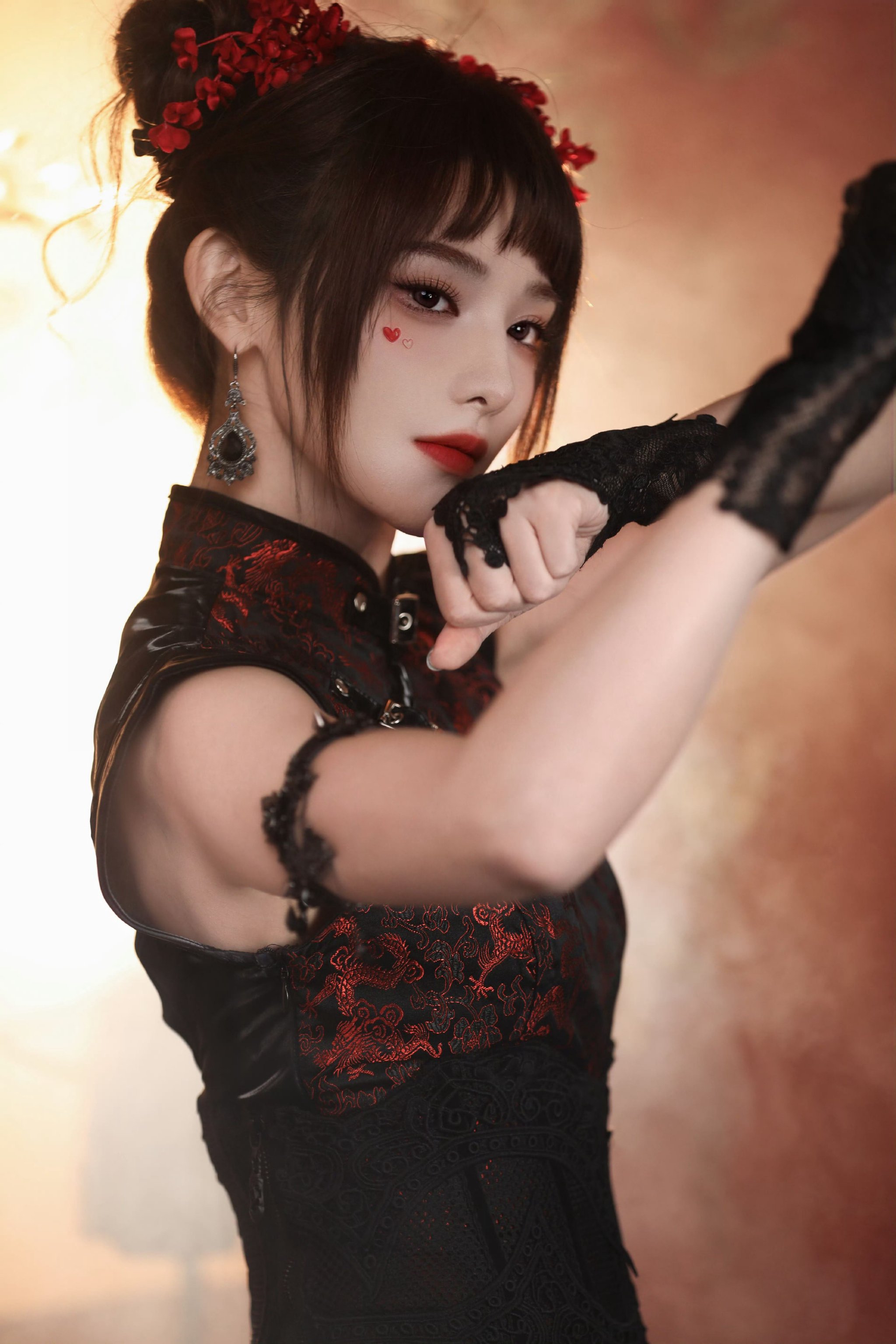 彭小苒功夫福娃妆亮相春晚飒爽年味十足