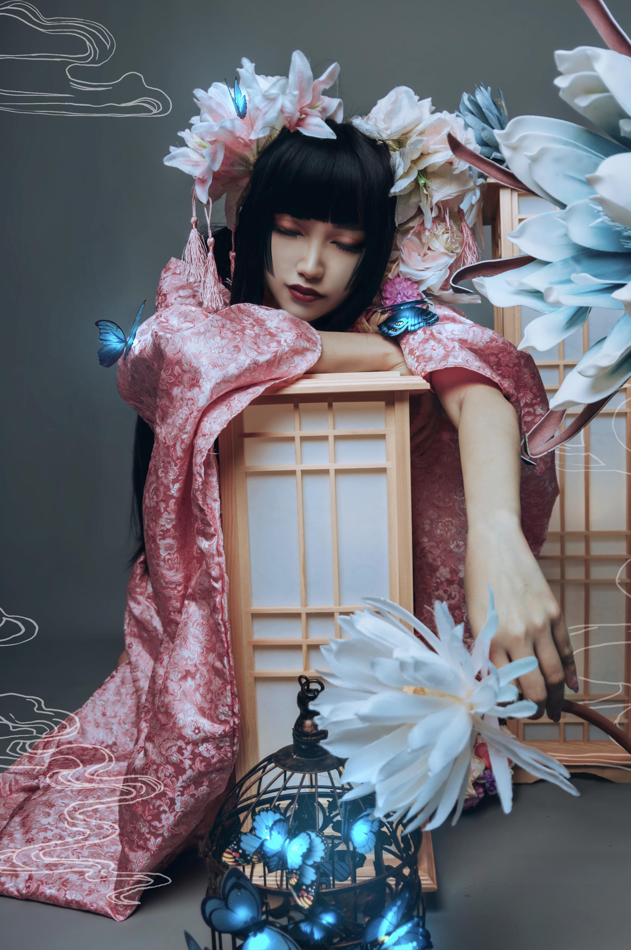 cosplay和服,动漫cosplay人物 xxxholic cos,和服公主切日式美人,侑子大人欢迎回家