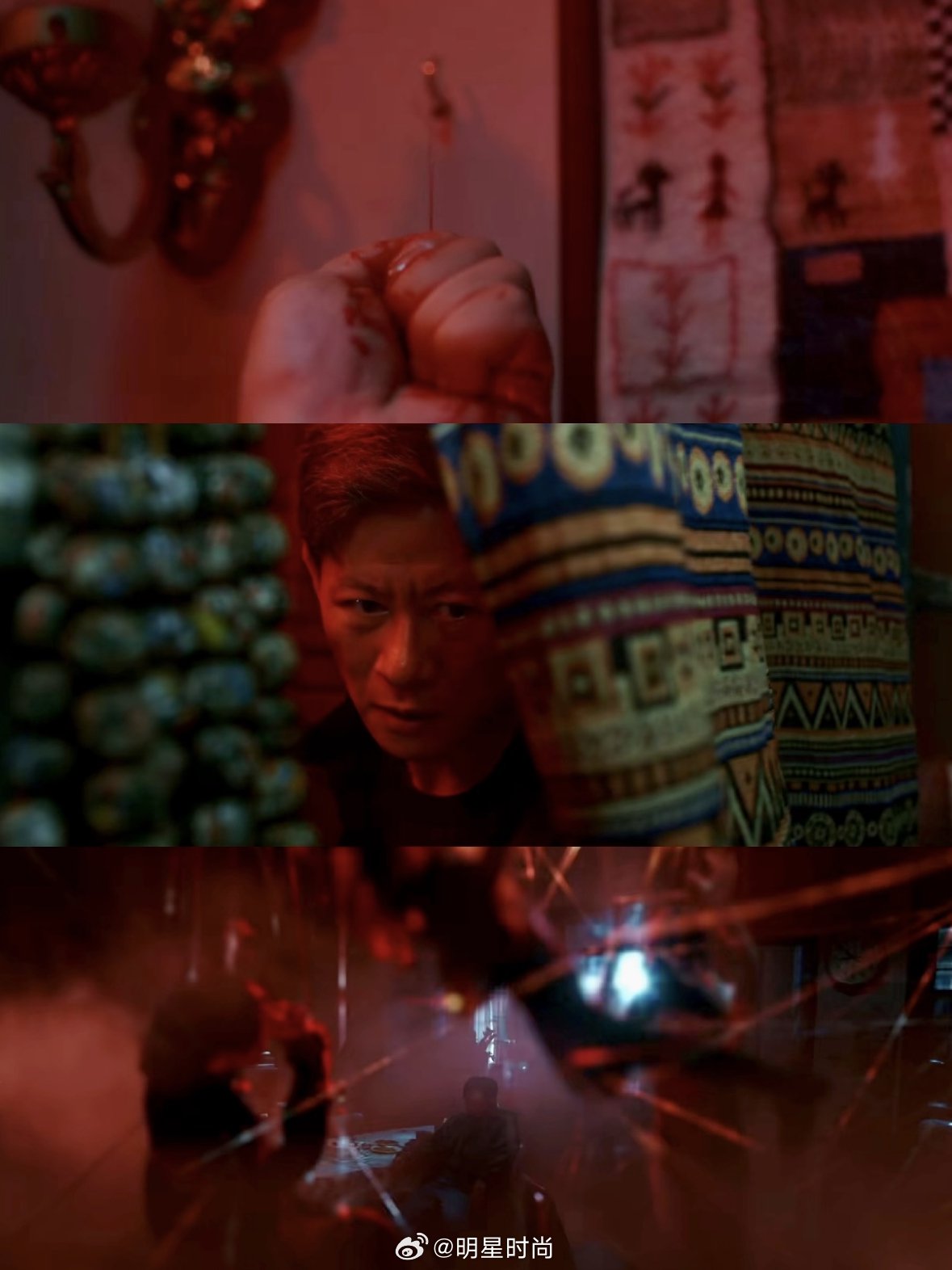 黑暗里严屹宽那个抬头也太吓人了！