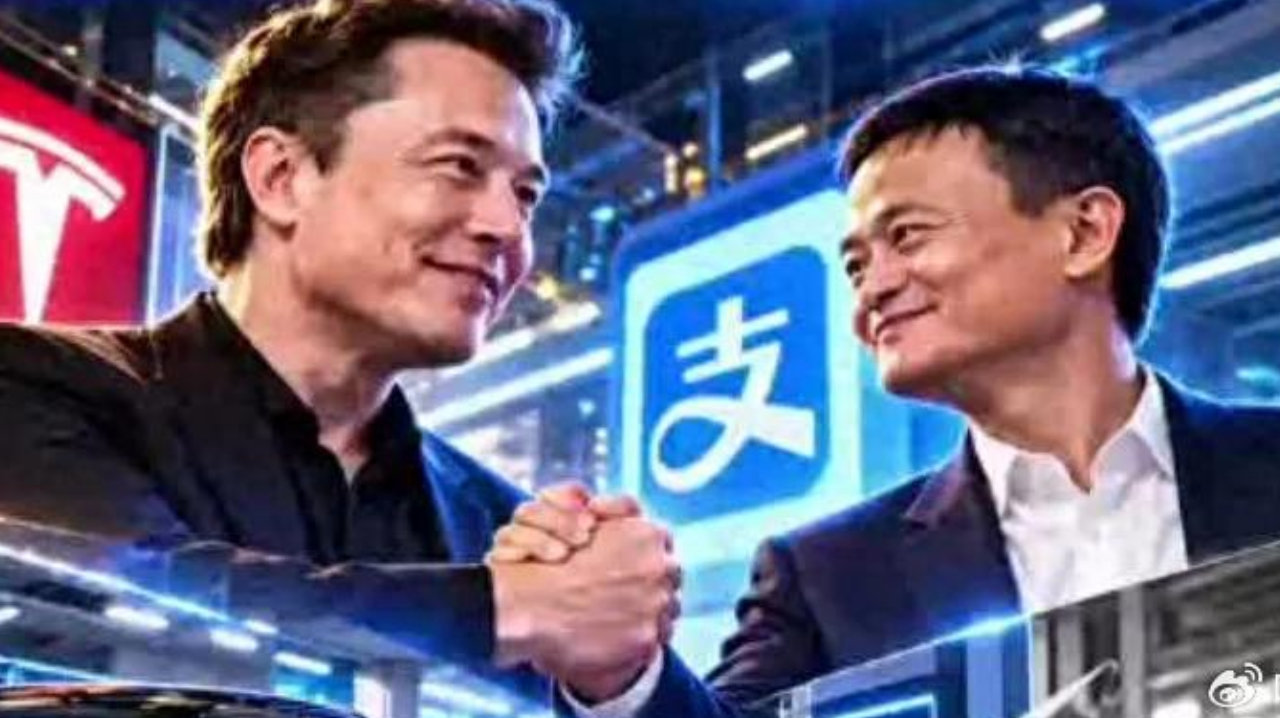 支付宝拿下特斯拉