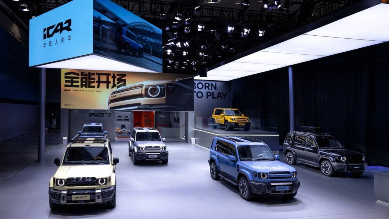中大型家庭新硬派iCAR V27广州车展中国首秀，12月开启盲订
