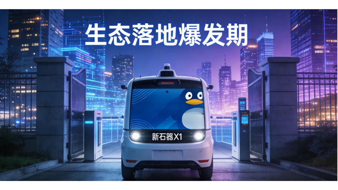 腾讯理想联手押注新石器：无人配送进入生态落地爆发期
