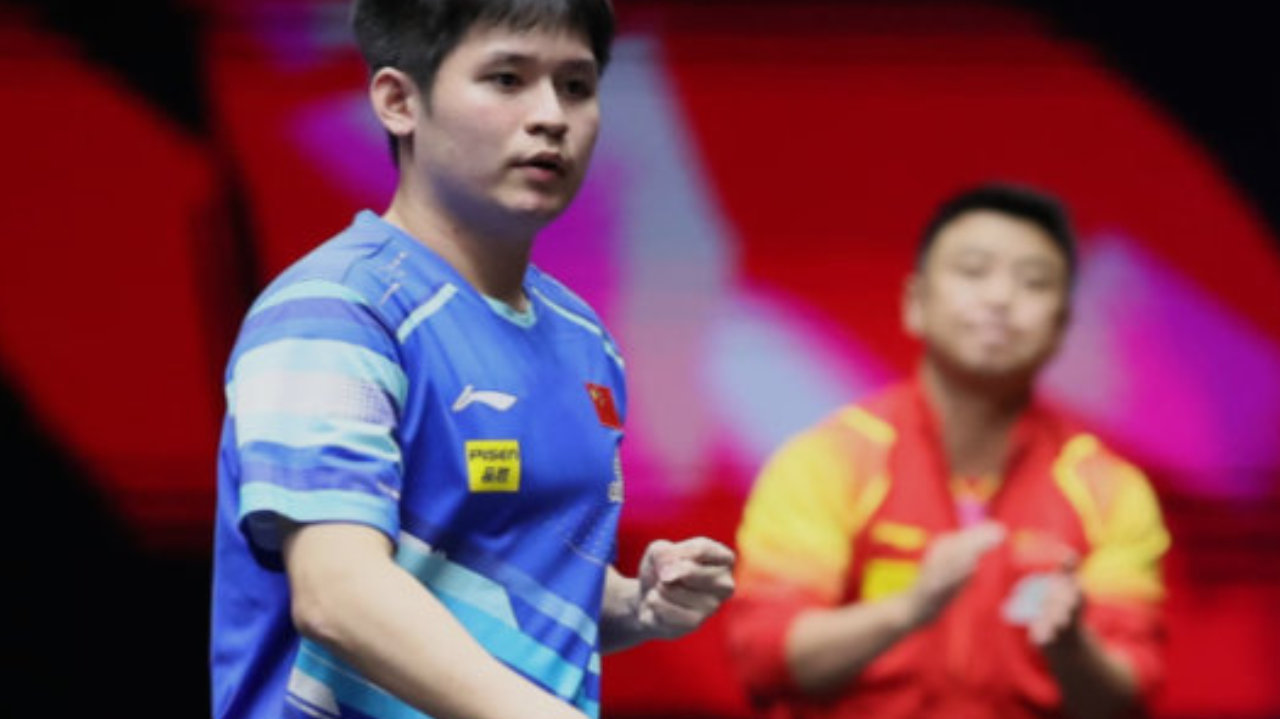 林诗栋2-4张禹珍，无缘男单决赛