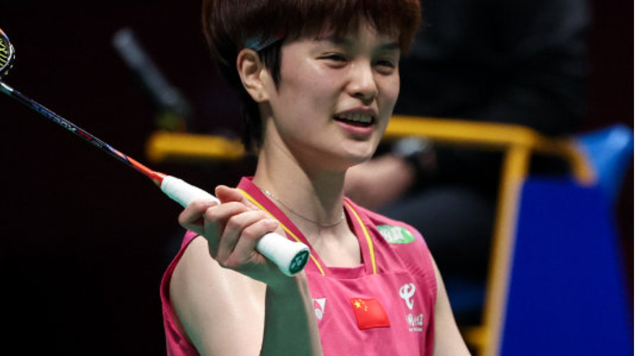 王祉怡2-1山口茜，晋级决赛