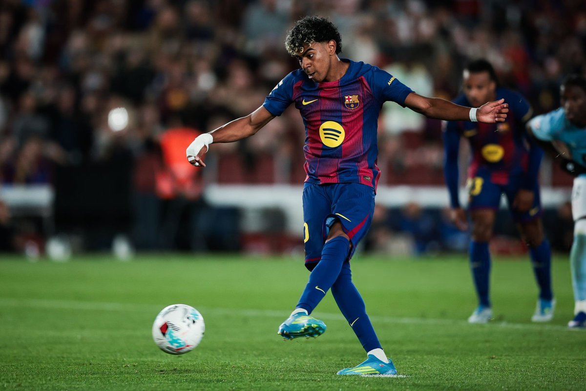 巴萨4比1西班牙人亚马尔佩德里打满全场，3天后欧冠出局11天3赛受伤恐缺席世界杯