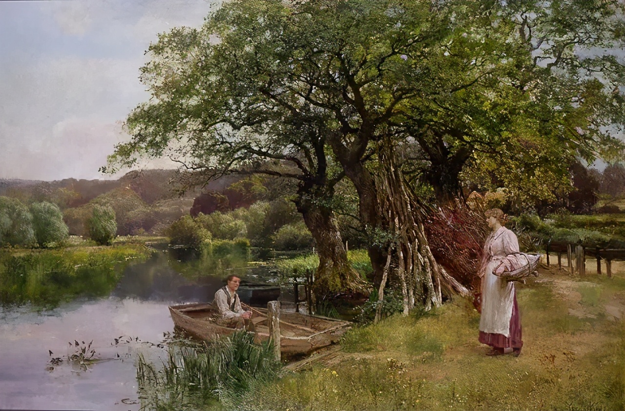 美到脱俗的田园风景油画,甜美! 美到脱俗的田园风景油画,甜美!