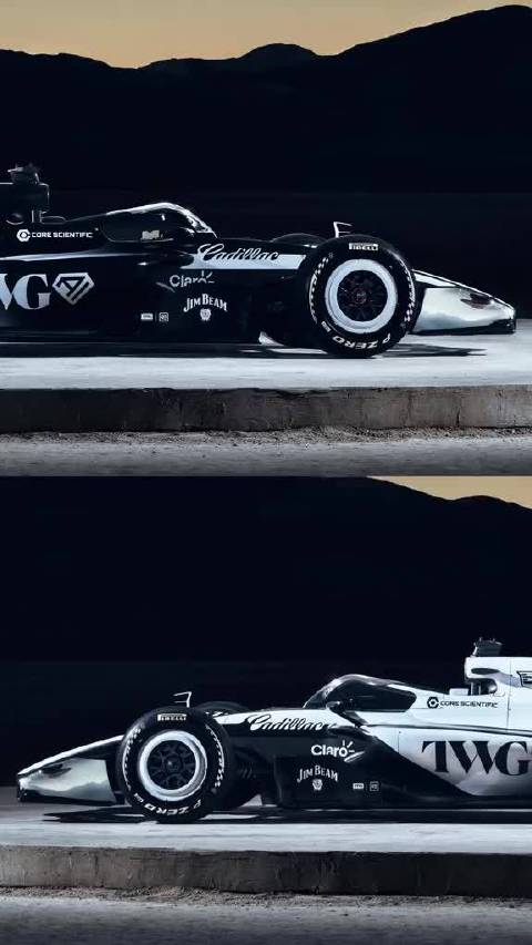 凯迪拉克首款F1赛车采用惊艳的不对称涂装设计