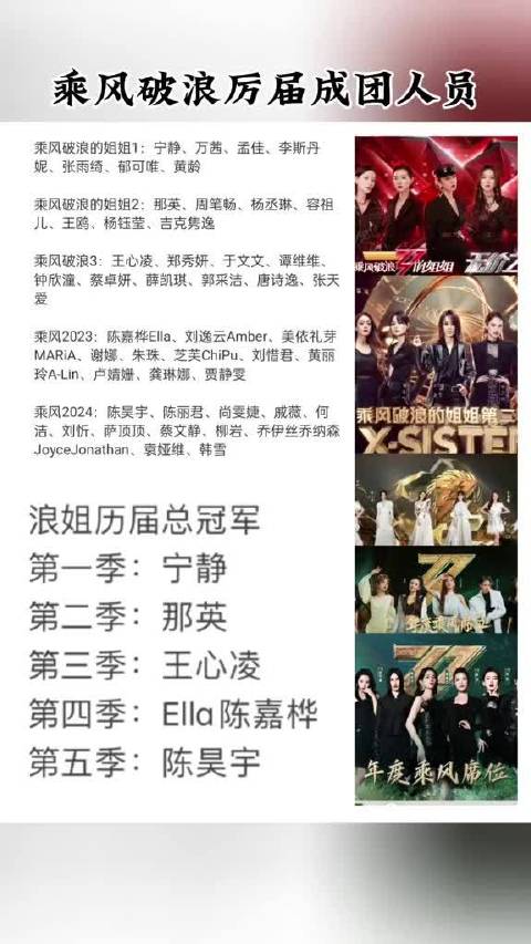 乘风破浪的姐姐