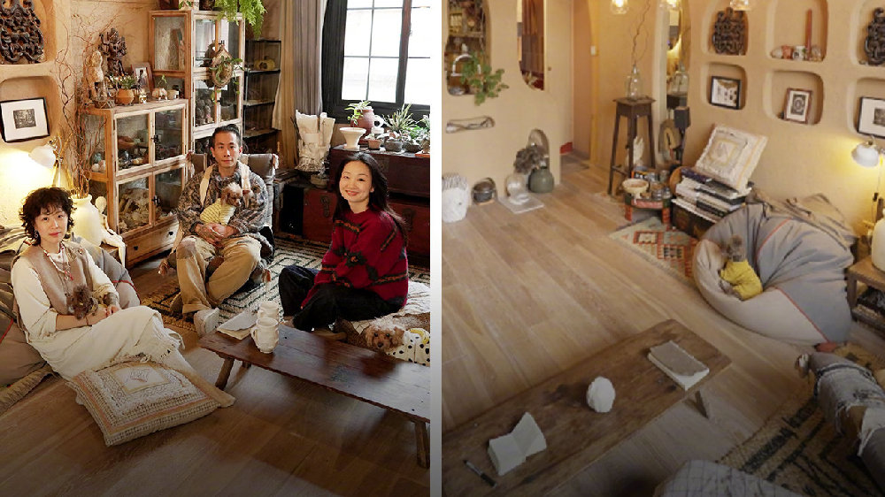 上海情侣捡旧物，改造100㎡洞穴之家：花小钱也能舒适生活