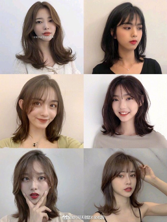 2020可盐可甜女生锁骨发型显脸小妆容 o(∩_∩)o嗯!