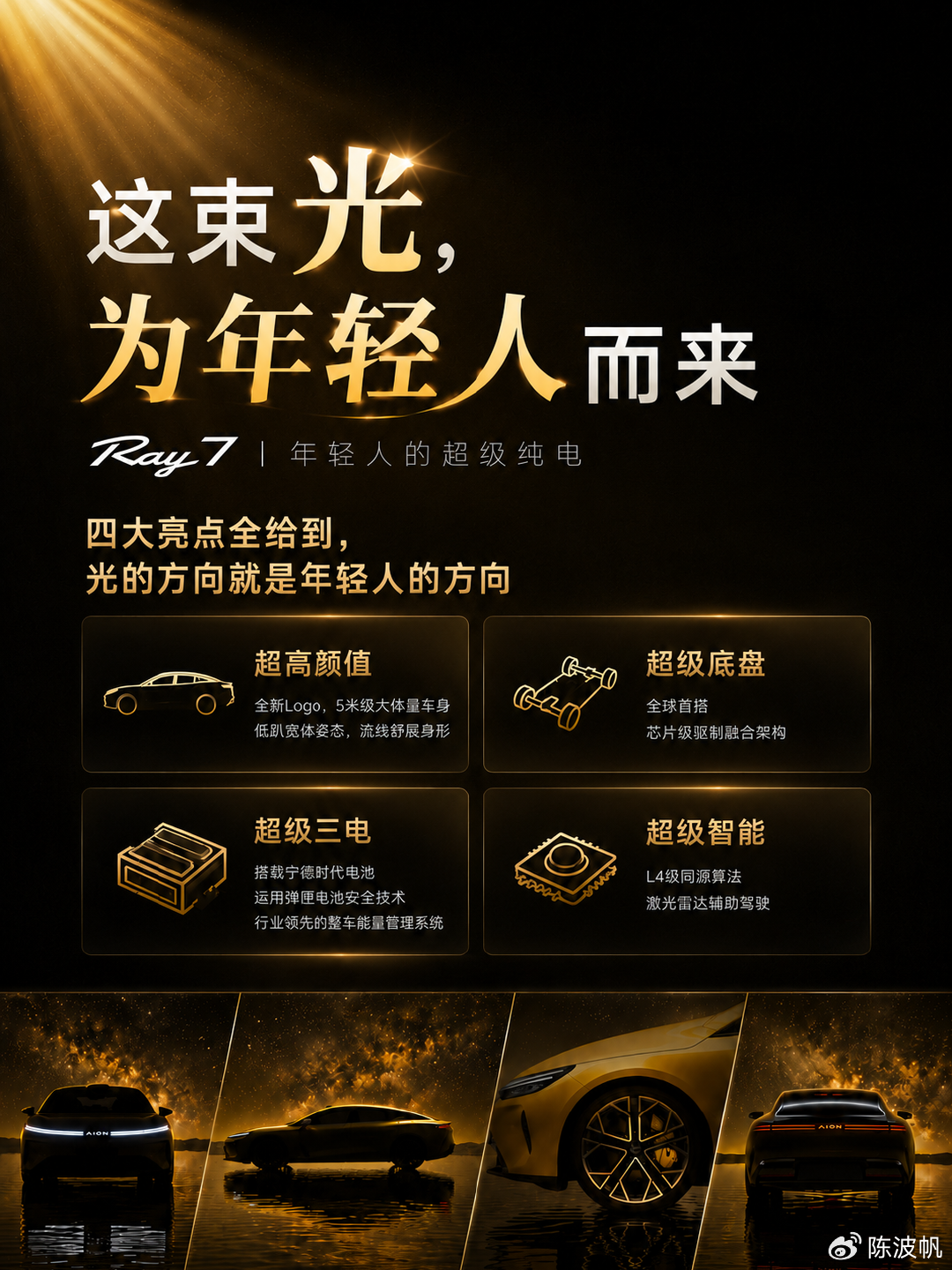 年轻人的超级纯电，埃安Ray 7重新回答“第一台车”该有的样子
