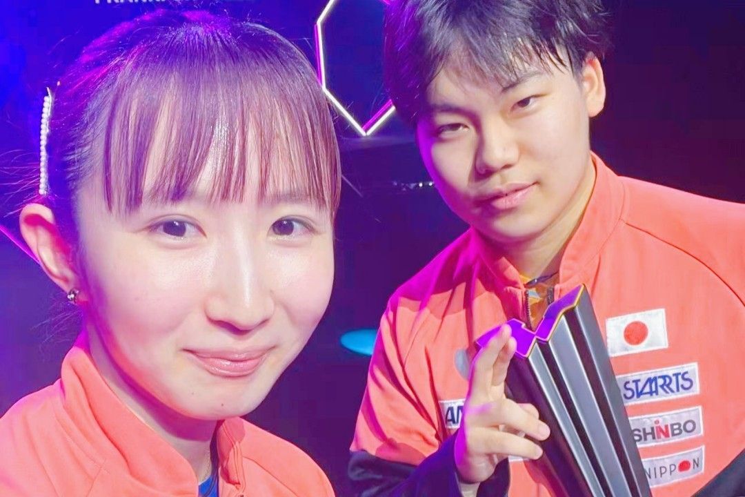 早田希娜苦战摘金，张本美和亚军，日乒包揽法兰克福站冠军