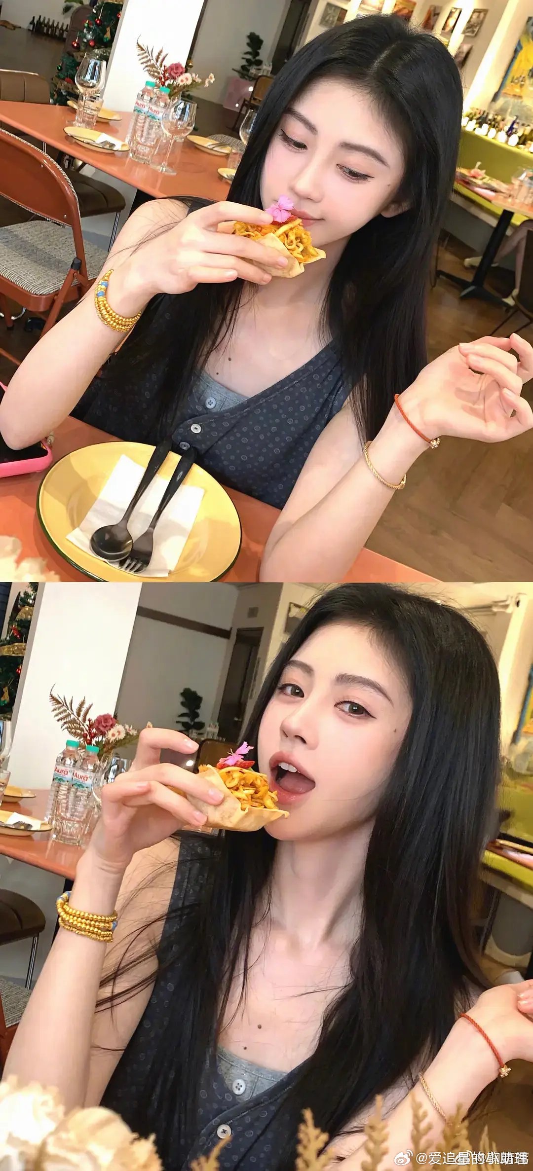 鞠婧祎旅游发照引热议，郭敬明上线受关注