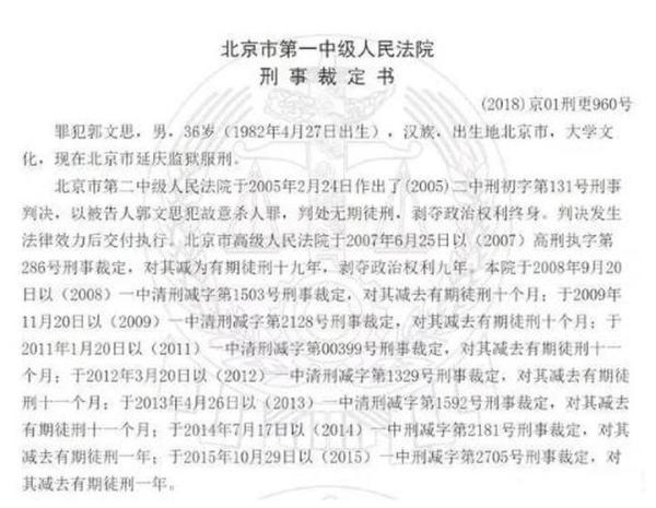 郭文思被执行死刑!杀死女友却9次减刑、因拒戴口罩打死老人休闲区蓝鸢梦想 - Www.slyday.coM 郭文思被执行死刑!杀死女友却9次减刑、因拒戴口罩打死老人休闲区蓝鸢梦想 - Www.slyday.coM