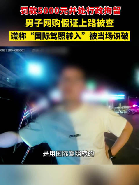 网购假证开车被查谎称是国际驾照转入