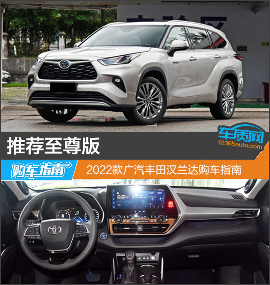 2022款汉兰达,2022款汉兰达价格 推荐至尊版 2022款广汽丰田汉兰达购车指南