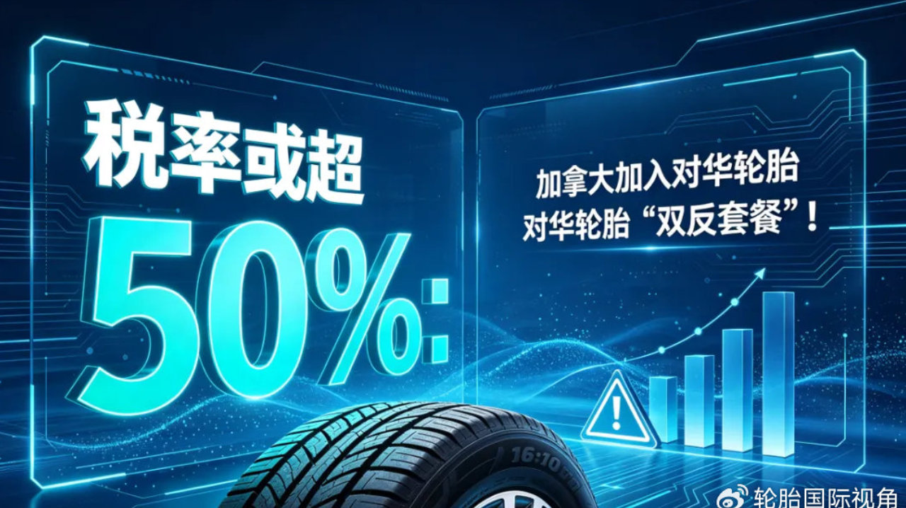 税率或超 50%：加拿大加入对华轮胎 “双反套餐”！