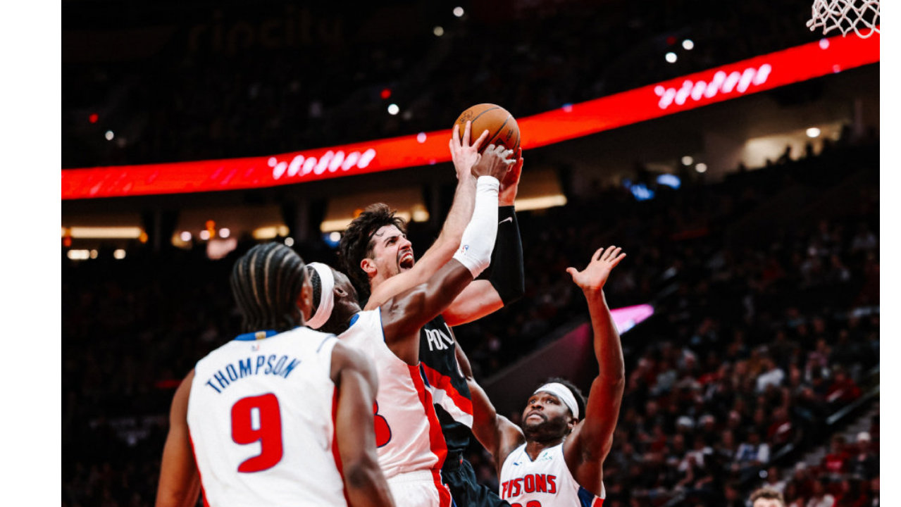 102-110！开拓者逆转未果不敌东部第一，夏普25分，杨瀚森未登场