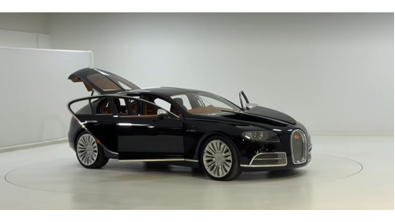 布加迪的顶奢轿车，布加迪16C Galibier原型车近日展出