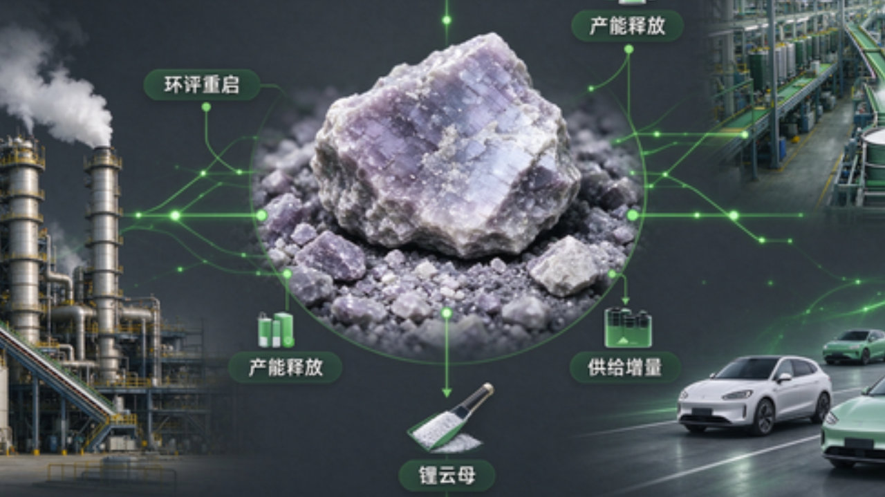 锂矿供给变量落地：枧下窝项目重启环评，锂云母产能即将释放