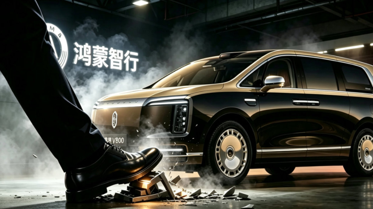 尊界V800踏板断了，华为造车的“刹车”一定会踩吗？