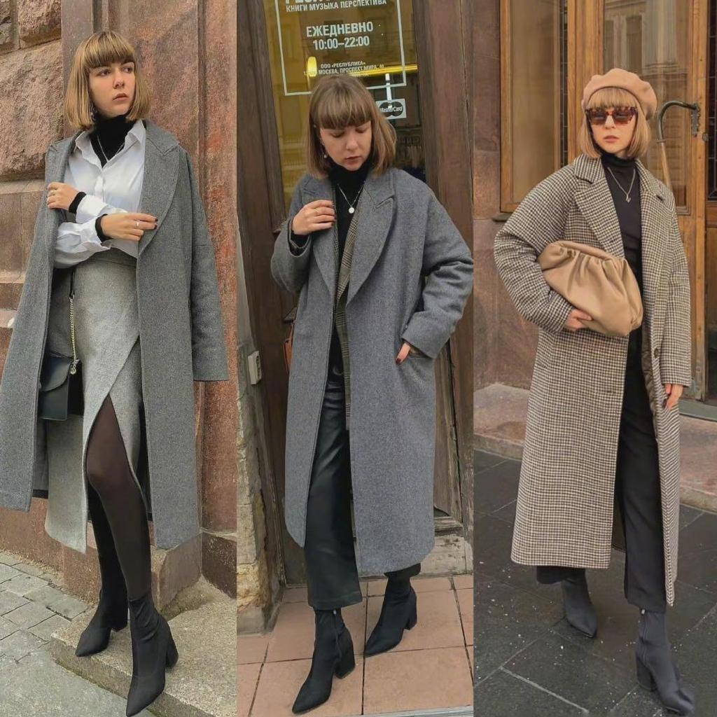 街拍：冬天北京气温降低，妹子们也已经穿上了大衣，图五的姑娘亮了_魔镜滚叔_新浪博客
