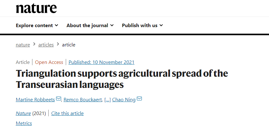 《自然》期刊:日语、韩语、突厥语或起源于中国休闲区蓝鸢梦想 - Www.slyday.coM 《自然》期刊:日语、韩语、突厥语或起源于中国休闲区蓝鸢梦想 - Www.slyday.coM