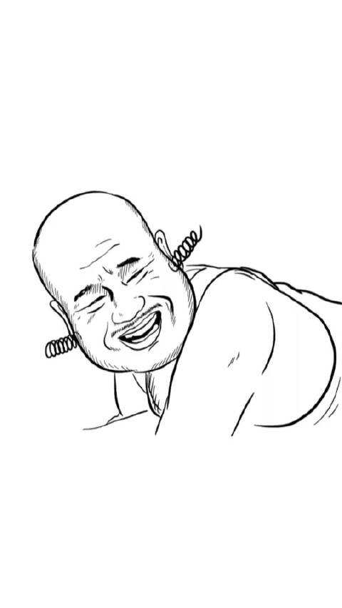 腮帮子顶上安弹簧！