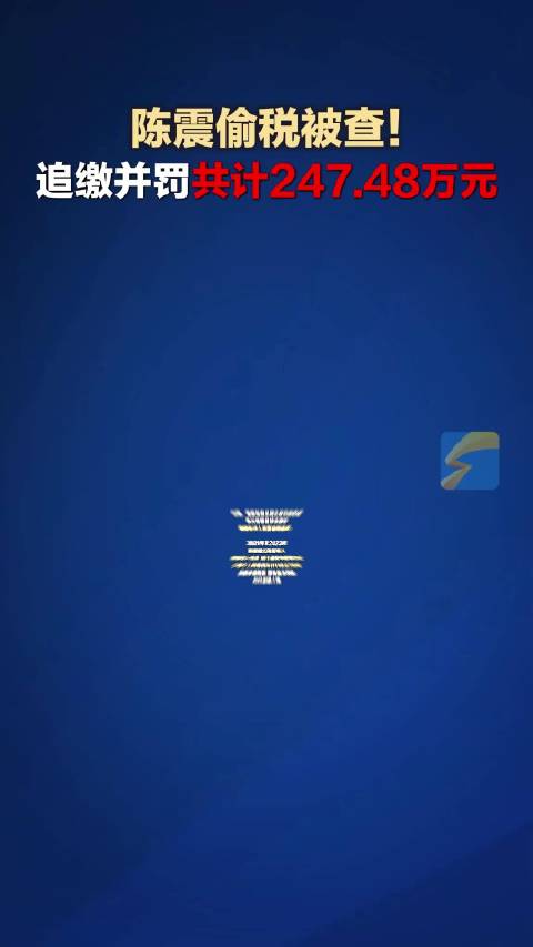 网络车评人陈震偷税被查！追缴并罚共计247.48万元