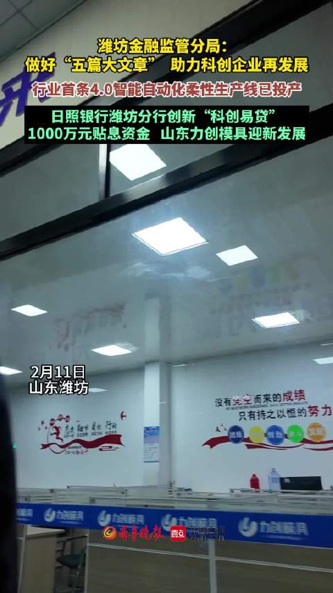 果然视频｜潍坊金融监管分局：做好“五篇大文章”，助企业再发展