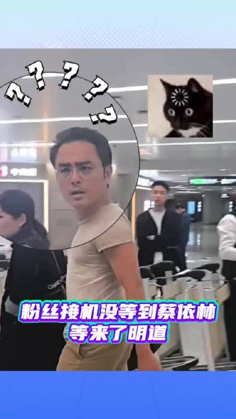 粉丝接机错认明道为蔡依林