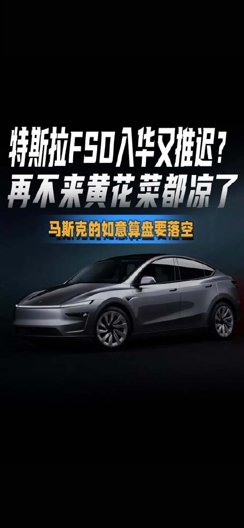 特斯拉FSD入华又推迟？ 再不来黄花菜都凉了 马斯克的如意算盘要落空