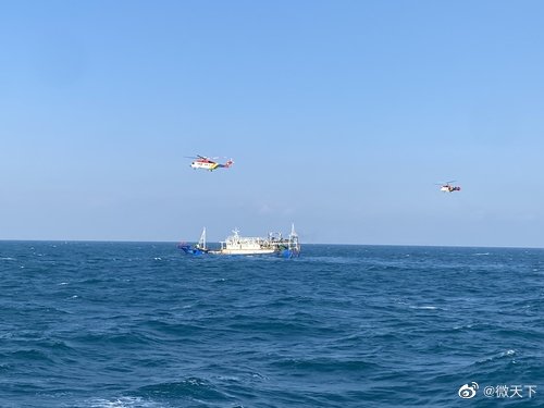 中国渔船在<a href=