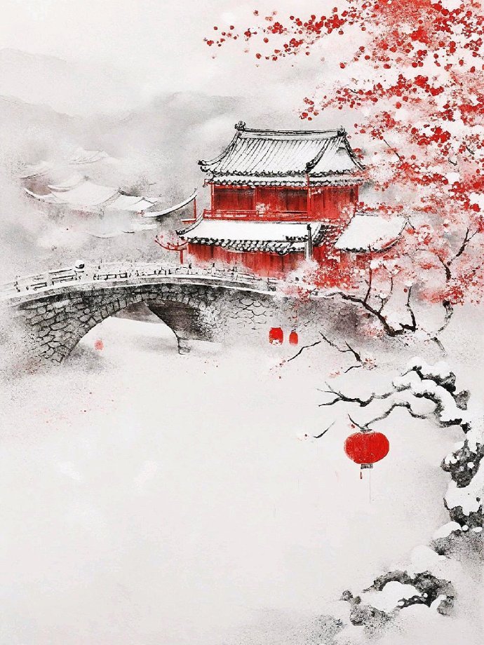 飞雪映流年，满院皆芳华