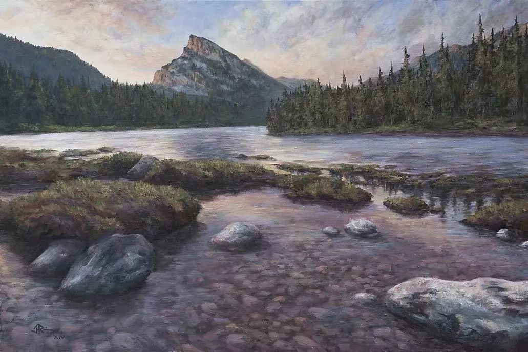 唯美壮丽的印象派油画风景，美极了