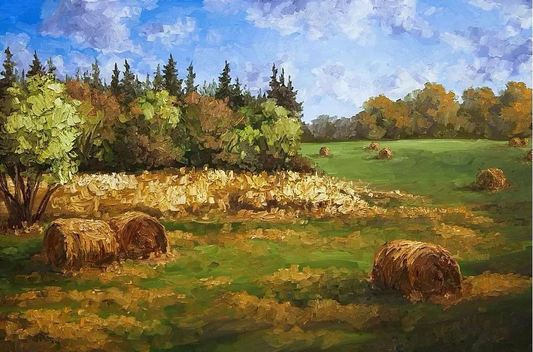 唯美壮丽的印象派油画风景，美极了