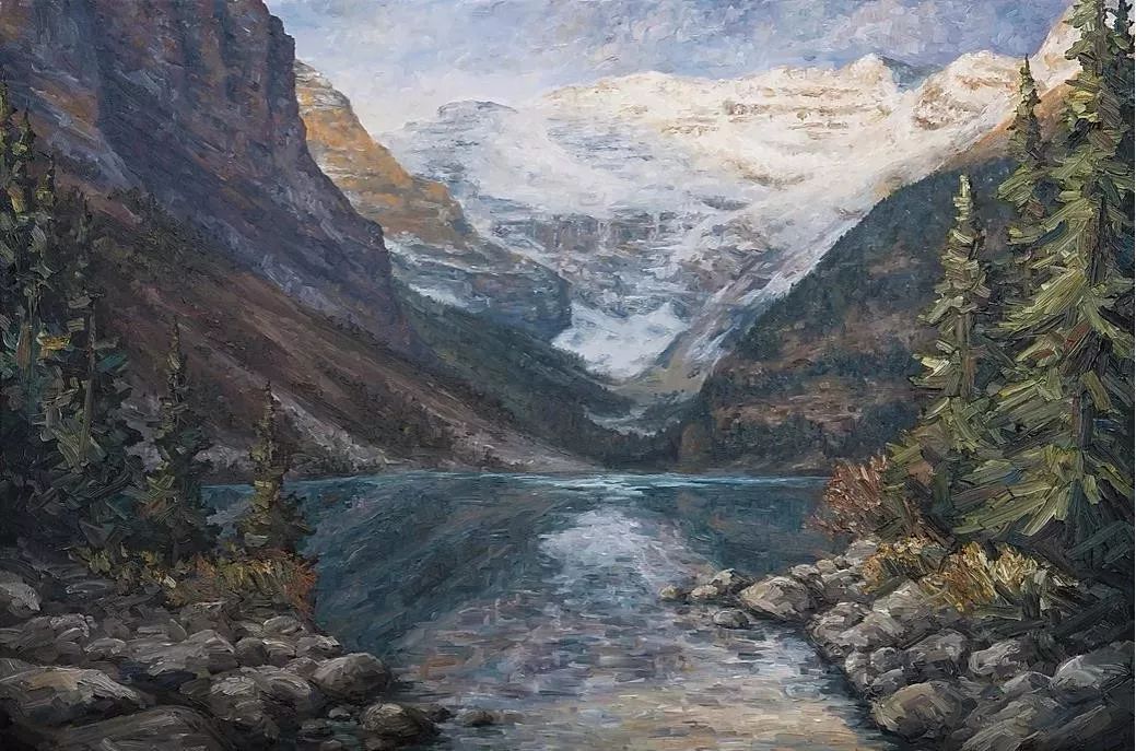 唯美壮丽的印象派油画风景，美极了