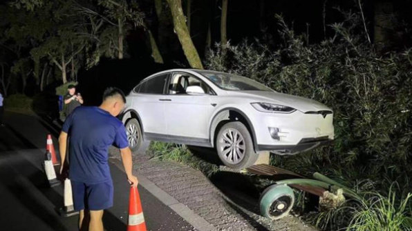 特斯拉“自动”撞上路灯杆？特斯拉：车主说法不实！