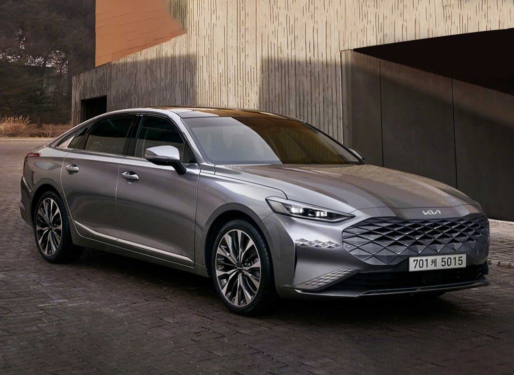 起亚正式发布了品牌旗下全新中大型轿车——起亚K8的预览版官图