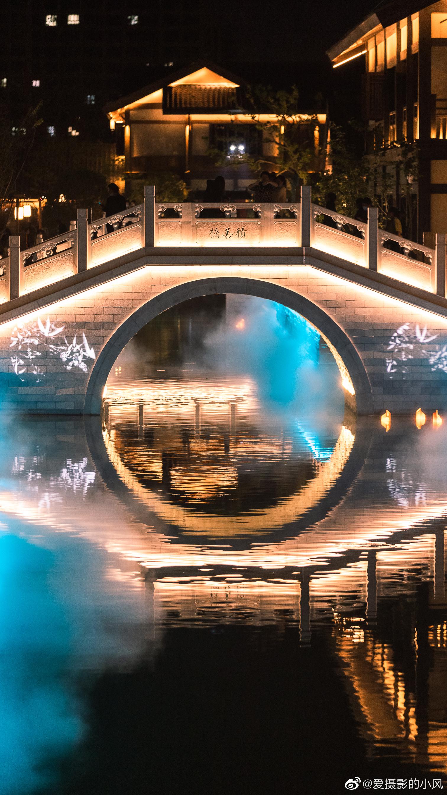 溧水城隍庙·无想水镇,夜色下的古典建筑也太迷人了