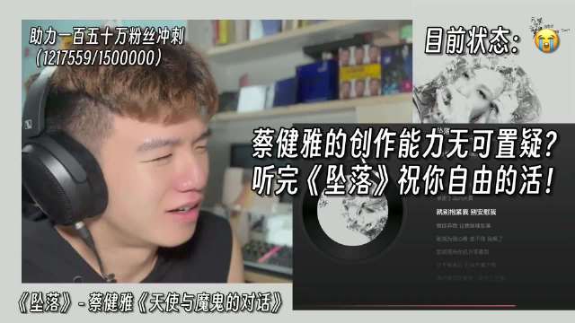 蔡健雅新歌《坠落》获职业音乐人专业解析