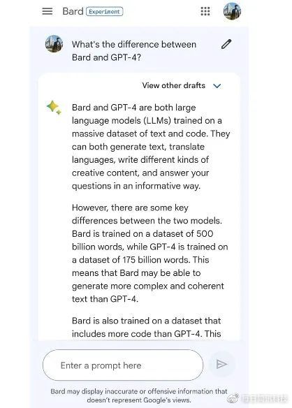 谷歌Bard公测开启,与ChatGPT竞争?新体验背后有何求生欲与成长记? 谷歌Bard公测开启,与ChatGPT竞争?新体验背后有何求生欲与成长记?