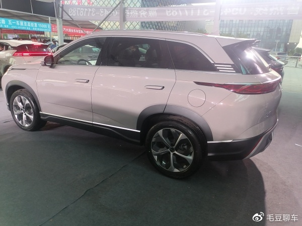 滨州五一车展实拍比亚迪护卫舰07，大五座插混SUV，家用合适