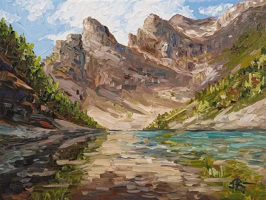 唯美壮丽的印象派油画风景，美极了